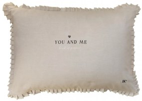 Cushion 50x70 Naturel/Pleated You and Me