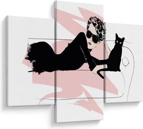 Obraz - Fashion lady (90x60 cm)