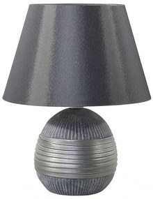 Luxusná strieborná nočná stolná lampa SADO Beliani