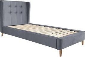 Jednolôžková posteľ 90 cm Espanola (sivá). Vlastná spoľahlivá doprava až k Vám domov. 1092477