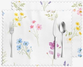 Goldea prestieranie na stôl teflónové - kvetinová záhrada - sada 2ks 30 x 40 cm