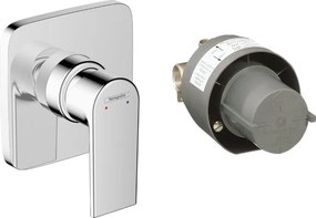 Hansgrohe Vernis Shape, sprchová batéria pod omietku, s telesom, chrómová, HAN-71662000
