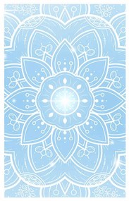 Plagát orientálna Mandala - 60x90 silver