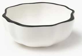 Porcelánové misky's vlnitým okrajom na dipy Bia, 4 ks