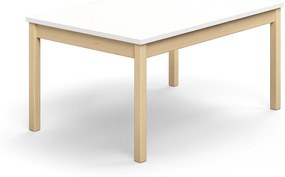 Stôl DECIBEL, 1200x800x590 mm, akustický HPL - biela