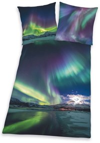 Bavlnené posteľné prádlo Northern Lights, 135 x200 cm, 80 x 80 cm