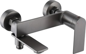 Rea Storm, vaňová batéria s ručnou bodovou sprchovou sadou, grafitová, REA-B4585