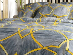 Obliečky z mikrovlákna RYNETH sivé Rozmer obliečky: 70 x 80 cm | 140 x 200 cm