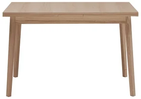 Rozkladací jedálenský stôl v dubovom dekore Hammel Single, 120 x 80 cm