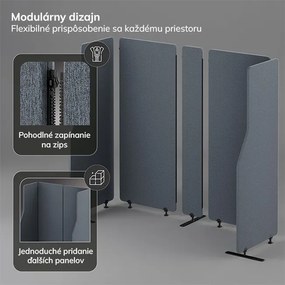 Akustická stena SADIE Carbon Fog 260/145 cm