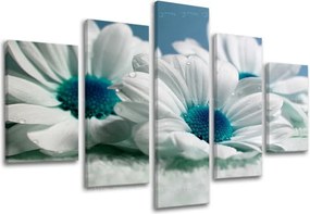 Obraz na stenu 5 dielny KVETY XOBKV126E50 - 100x80 cm
