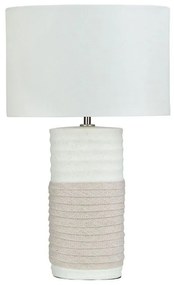 Luxusná béžová nočná stolná lampa NAVIA Beliani