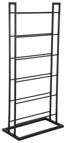 Čierny kovový regál na víno počet fliaš 5 38x84,5x20 cm Single Floor – PT LIVING