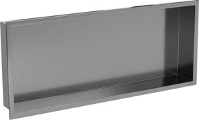 Mexen X-Wall-R nástenná polica s límcom 75 x 30 cm, gun gray brúsená - 19E0753010