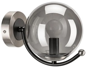 Nástenné svietidlo GEORGIA 1xE14/5W/230V matný chróm/dymová