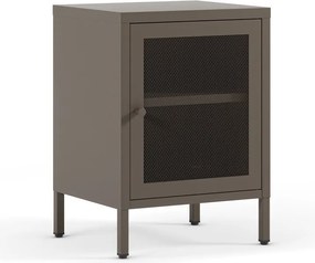 Sivý nočný stolík Fayna – Marckeric