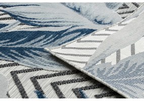 Vonkajšie kusový koberec Perie modrý 196x290cm
