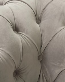 Kreslo Chesterfield Classic Velvet Dark Grey 118 x 96 x 77 cm