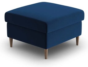 Modrá zamatová podnožka Kyoto – Cosmopolitan Design
