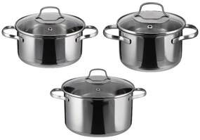 Silvercrest®  Súprava hrncov z ušľachtilej ocele Premium  (100395328)