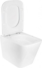 Hydroland Závesná WC misa so SoftClose sedadlom Feret, biela