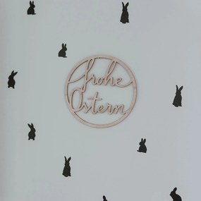 Eulenschnitt Samolepky na stenu Bunnies Black 24 ks
