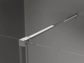 Mexen Velar, posuvné dvere do otvoru typ Walk-In 80 cm, 8mm číre sklo, chrómová, 871-080-000-03-01