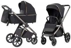 CARRELLO Omega CRL-6530/1 kombinovaný kočík 2v1 Absolute Black