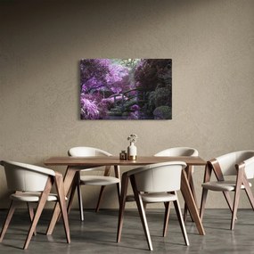 Obraz - fialové stromy (90x60 cm)