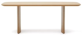 Jedálenský stôl v dekore duba v prírodnej farbe 100x200 cm Litto – Kave Home