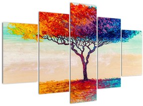 Obraz maľovaného stromu (150x105 cm)
