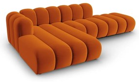 Oranžová rohová pohovka (ľavý roh) Lupine – Micadoni Home