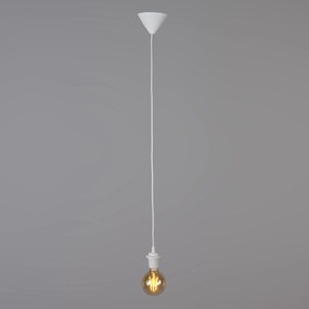 Sada 4 retro závesných svietidiel ružová 45 cm - Granny