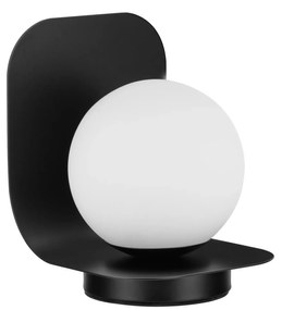 LED čierna stolná lampa Kamen