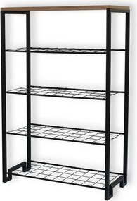 Skrinka na topánky Nancy Atlantic Pine and Black