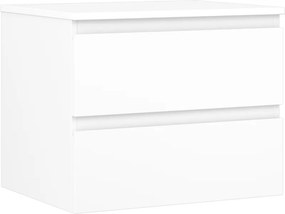 Mexen Orio, kúpeľňová skrinka 60 cm s hornou časťou, 2 zásuvky, biela matná, 91A10-06047-2-BFFC01