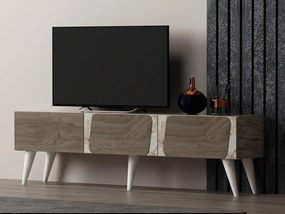 TV stolík/skrinka Sepiva (mramor + orech) . Vlastná spoľahlivá doprava až k Vám domov. 1095262