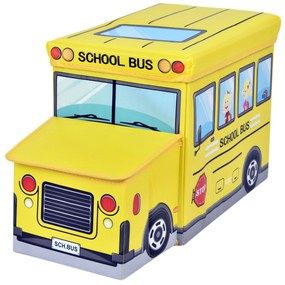 JAKS SKLADACIA TABURETKA - BOX NA HRAČKY AUTOBUS