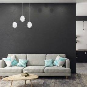 LED Luster na lanku LIRA 3xLED/27W/230V