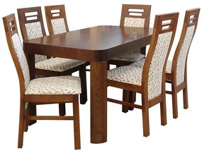 Jedálenská zostava Nadia 1+6 St701 140x80+40