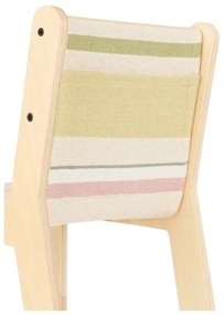 Detská stolička v prírodnej farbe Kaarol Earth – Lorena Canals