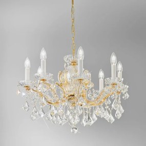 Kolarz 3149.88.3.KoT - Krištáľový luster MARIA LOUISE 8xE14/40W/230V 24K zlato