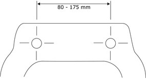 Záchodová doska s automatickým zatváraním 36,5 x 45 cm Baltic – Wenko