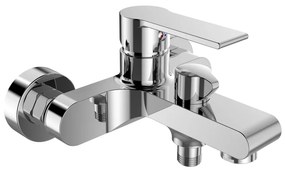 Mereo Mereo, Vaňová nástenná batéria, Dita, 150 mm, bez príslušenstva, chróm, MER-CBE90104D