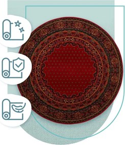 Koberec Dywilan Polonia Baron burgundský 2 kruh