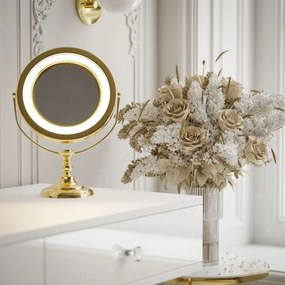 KONZOLA KATHLEEN BIELY LESK + ZLATÉ NOHY SO ŠUPLÍKMI