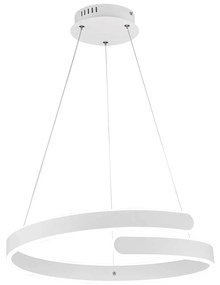 LED závesné svietidlo Parma stmievač switch, biela