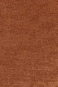 Ayyildiz, Kusový koberec Life Shaggy 1500 terra, 100x200, oranžová, obývacia izba