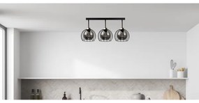 Nástenné svietidlo SOLO BLACK 2xE27/60W/230V čierna/zlatá