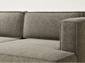 Hnedá ženilková rozkladacia/s úložným priestorom rohová pohovka (pravý roh/s leňoškou) Velto – Maison de Rêve